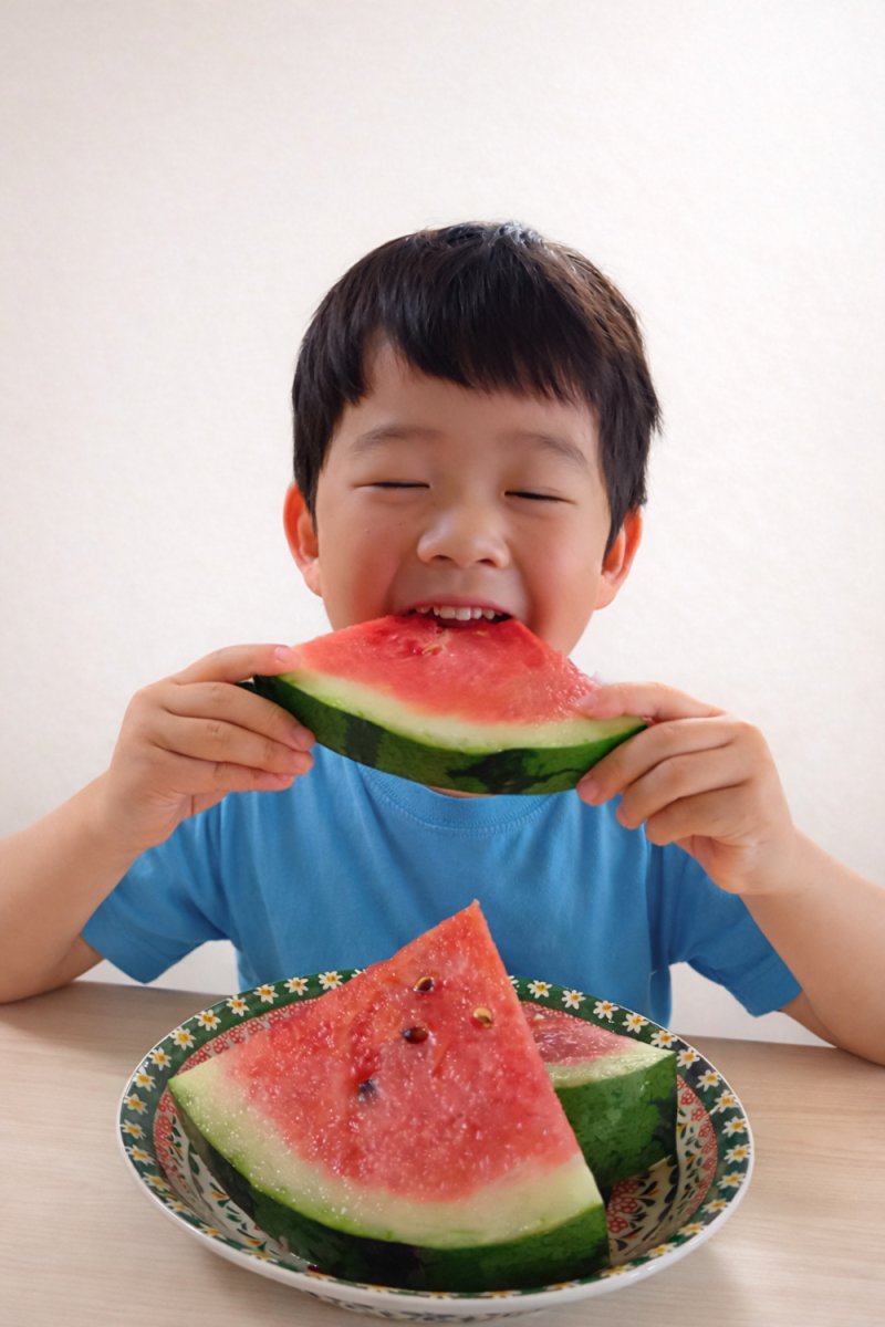 画像4: 【2026年度　予約注文・送料無料・６~７月発送】糖度保証12度以上　凪農園 砂地育ちのこく甘大玉すいか（赤肉） (4)